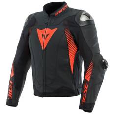Dainese Super Speed 4 Lederjacke, schwarz-fluorot