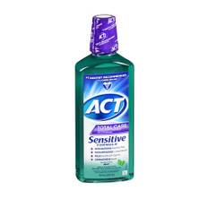 Act, ACT Total Care Sensitive Formula Anticavity Fluoride Mouthwash, Mild Mint 18 oz