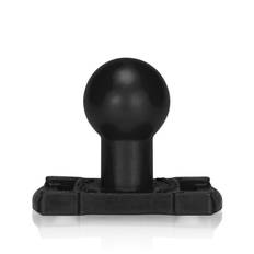 Oxballs Trainer Slider Plug C Black, silicone butt plug 7.6 x 4.8 cm