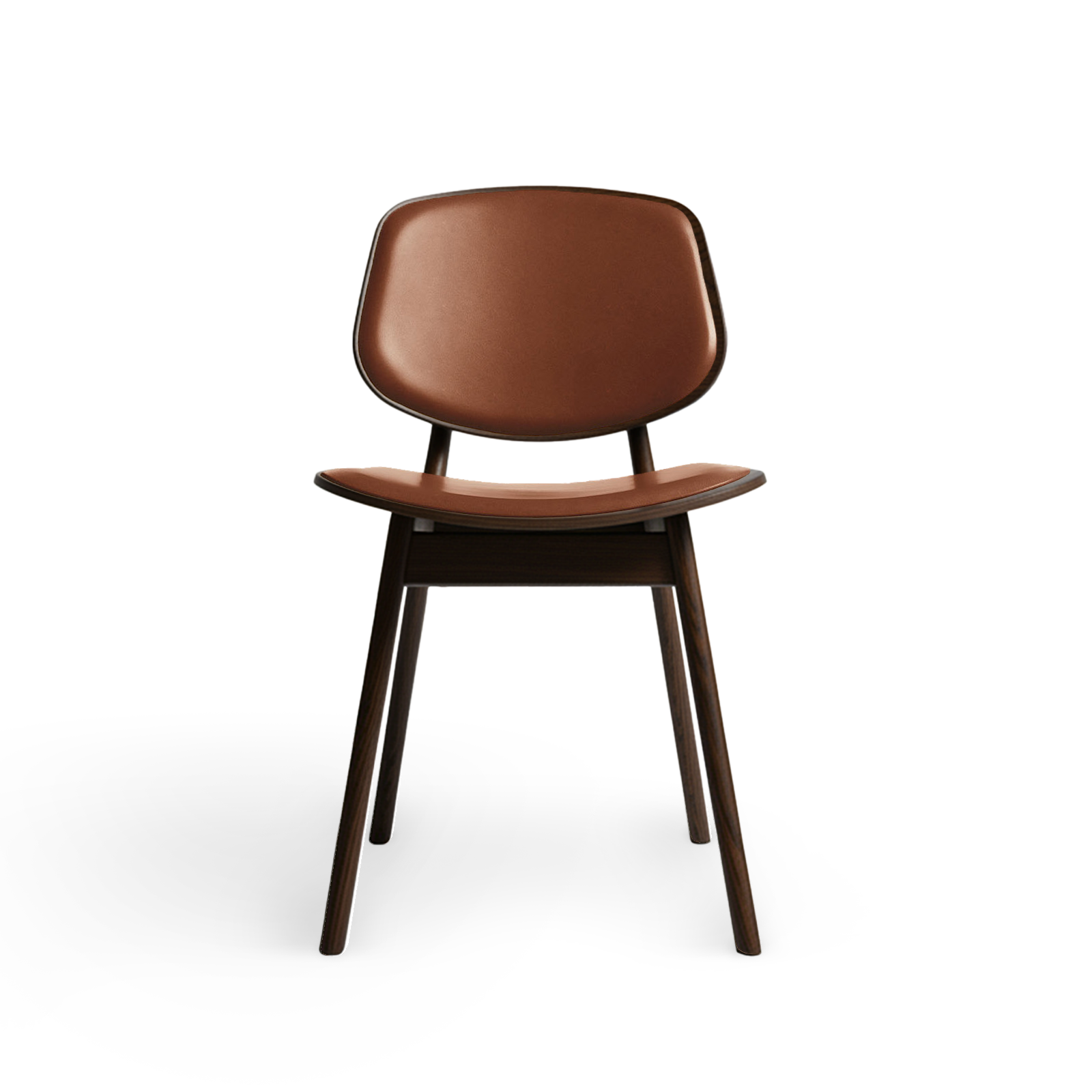 Pandora Dining - Smoked Oak Vacona Leather Cognac