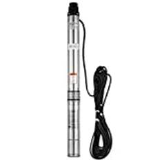 KITGARN 0,8 KW djup brunn pump borrhål 7 000 L/H 4 tum nedsänkbar pump automatisk flödesomkopplare kontrolltryck, 0,8 KWB-3,5SDM3-11