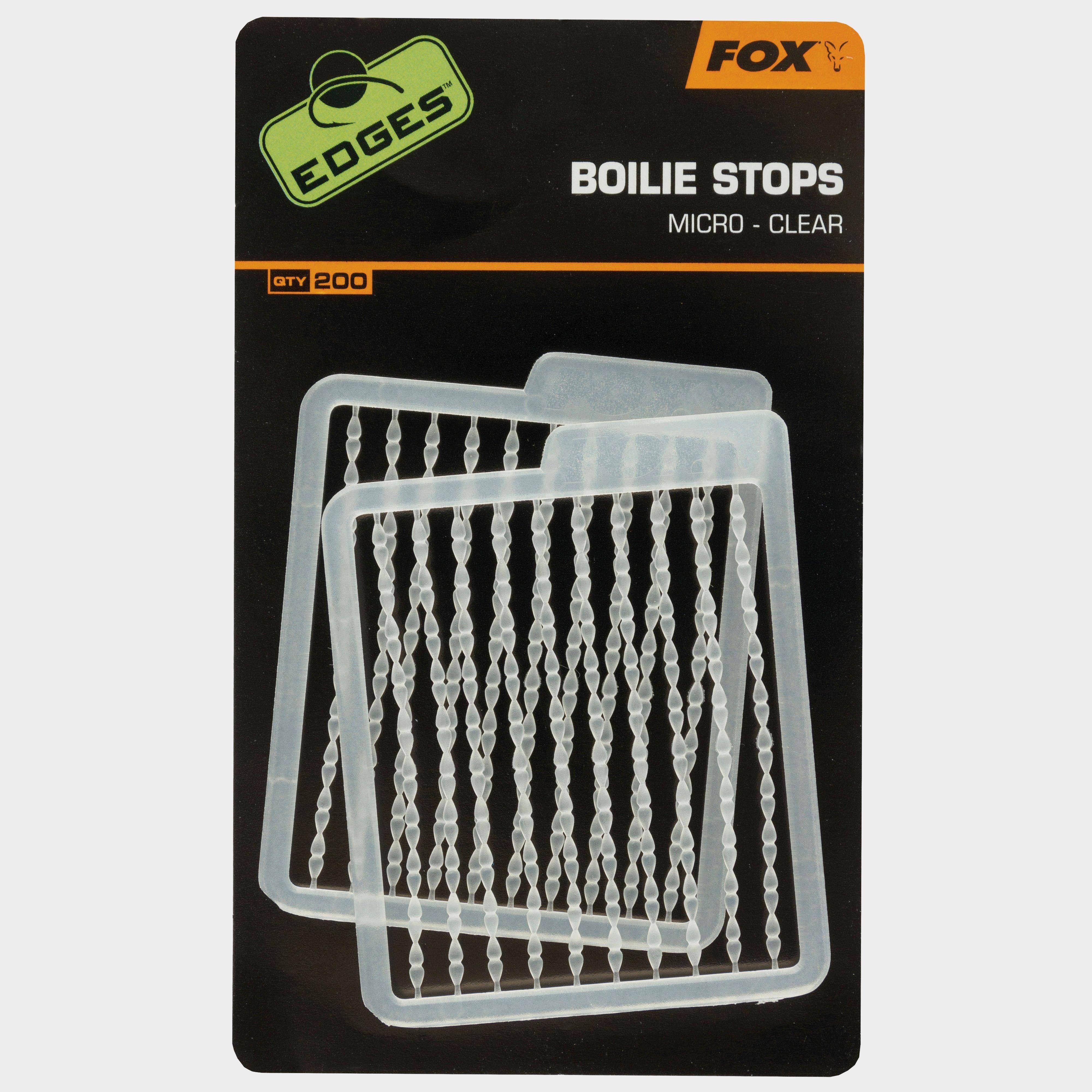 Fox International Edges Boilie Stops Micro Clear, Clear