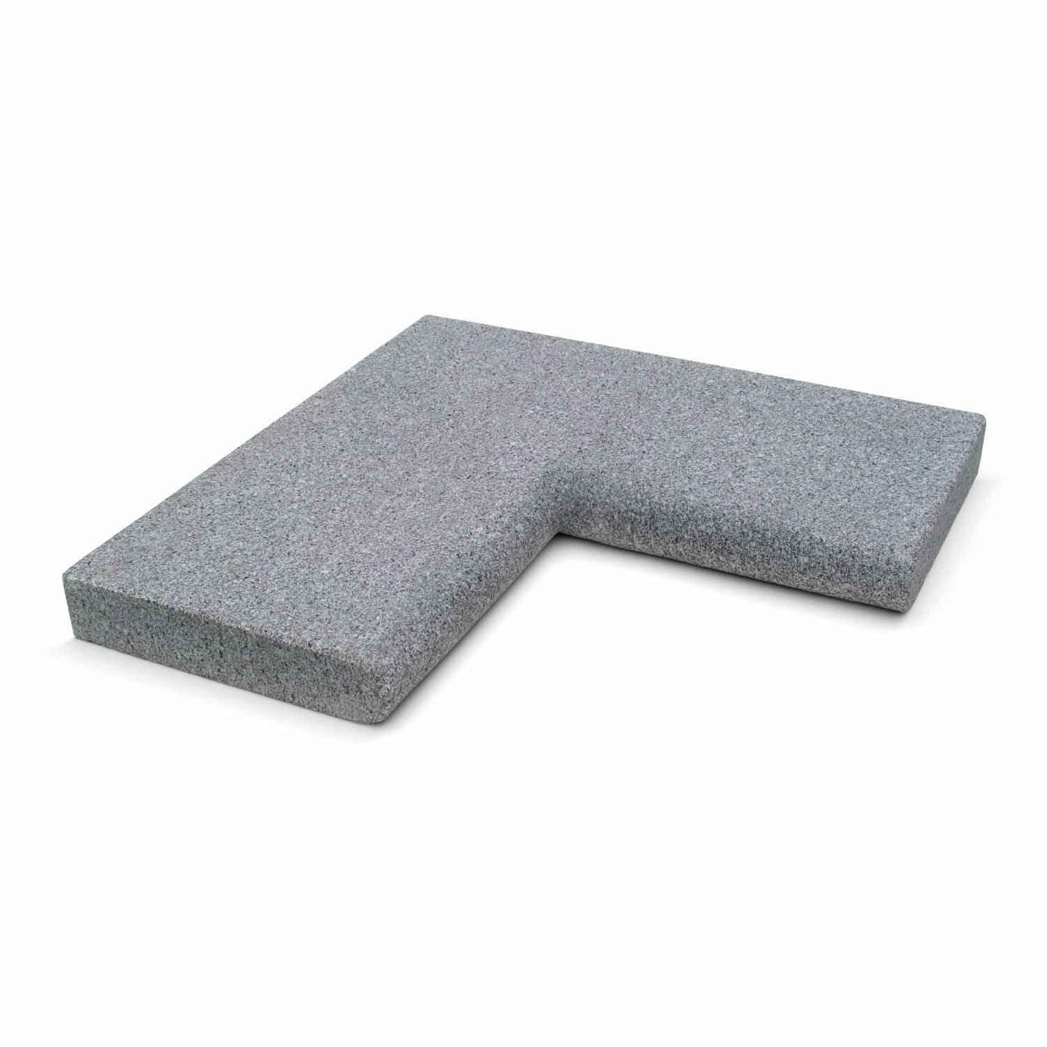 Poolkant St:Eriks Granit Porto Antracit 500/500x250x50 mm Innerhörn