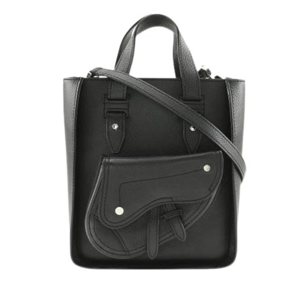 Dior Vintage Pre-owned Laeder dior-tasker - Vintage - Dame - Sort - ONE SIZE -