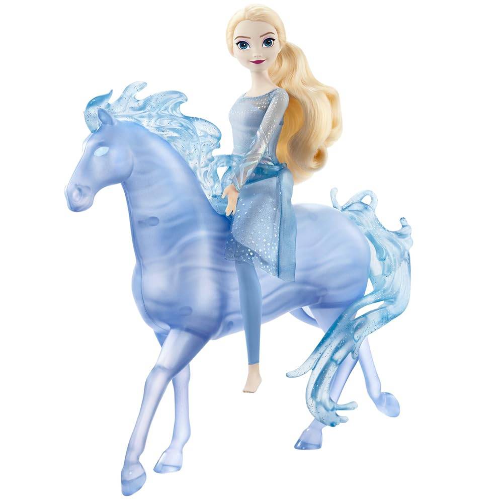 Mattel Disney Frozen Elsa/Knock (Utklädningsdocka med fordon) för åldrarna 3 år och uppåt (HLW58)