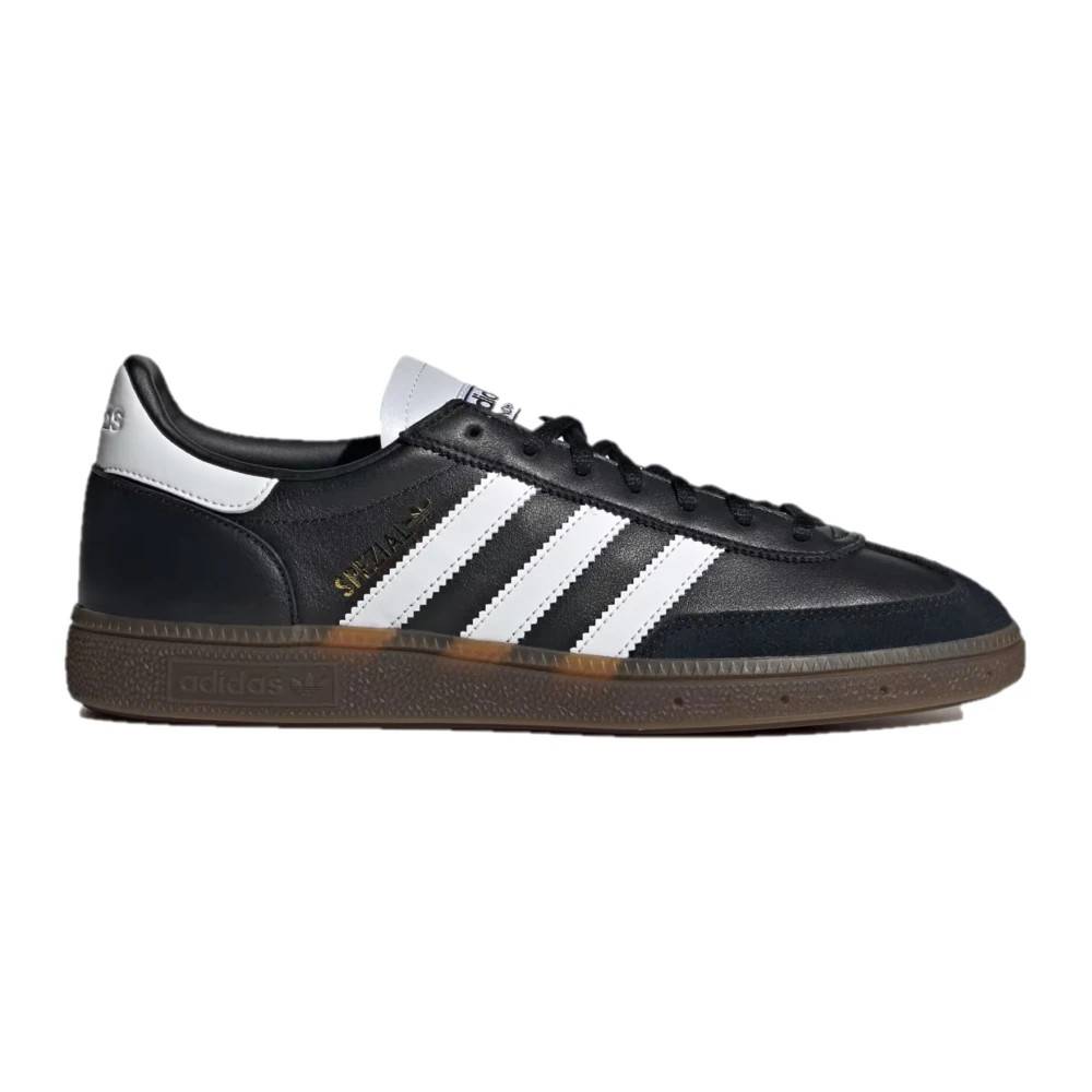 Adidas Handball Spezial Core Black White Gum - Sko - Herre - Sort - 41 1/3 EU - Læder