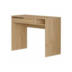Sminkebord i møbelplade H75 x B100 x D44,5 cm - Eg