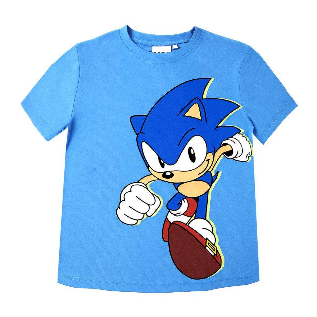 Sonic the Hedgehog T-shirt Barn 8 år (128 cm) – Kortärmad i 100% Bomull