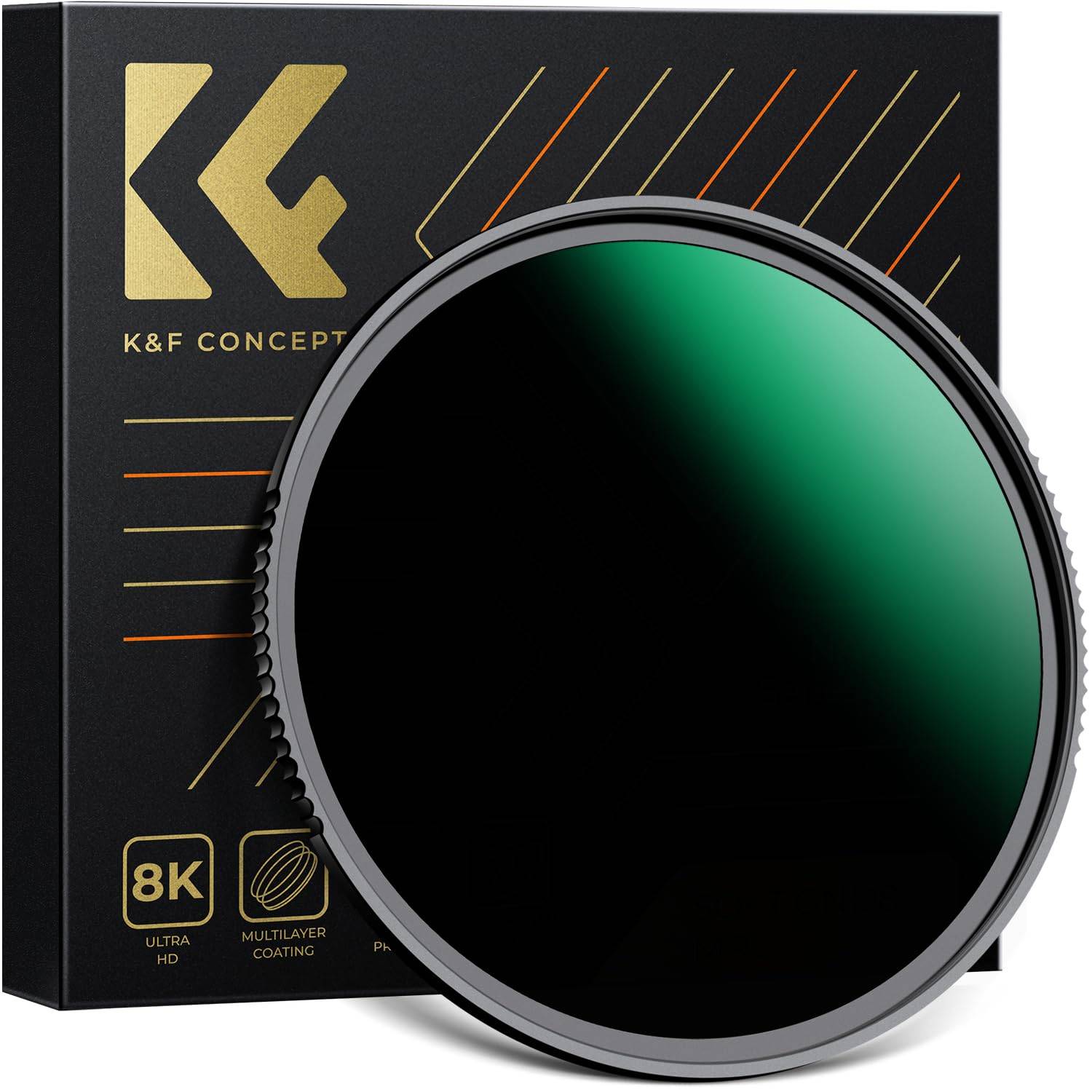 Concept ND Filter ND1000 Ultra Thin Multilayer Nano Coating Water Repellent Antifouling Oil Resistant Neutral Density Filter Direct K&F 40.5mm (NANO-X