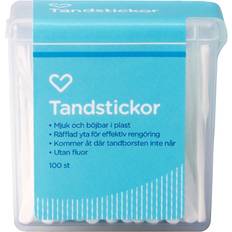 Hjärtats Tandstickor Plast 100 st