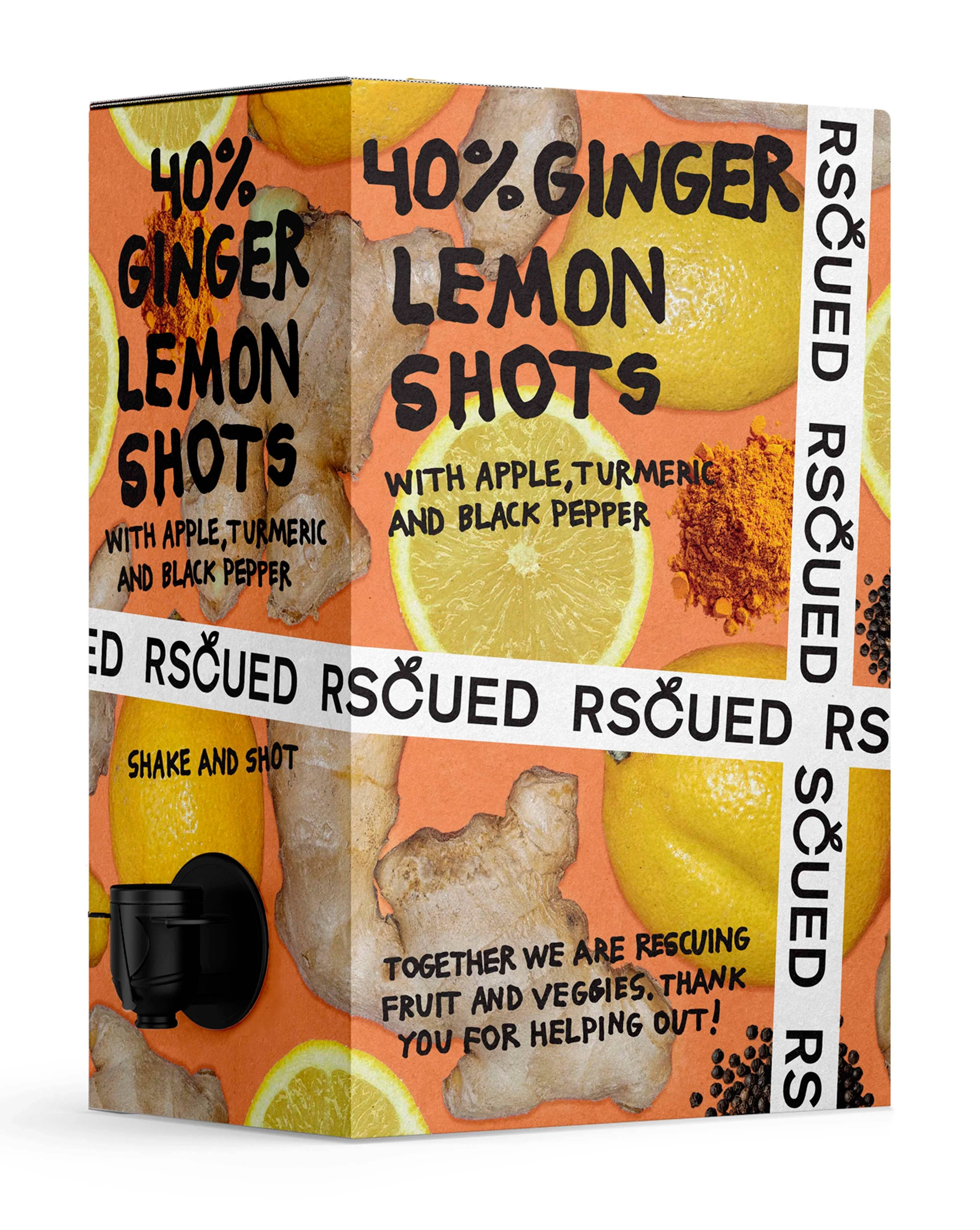 RSCUED Ginger Lemon Shots 1,5 liter