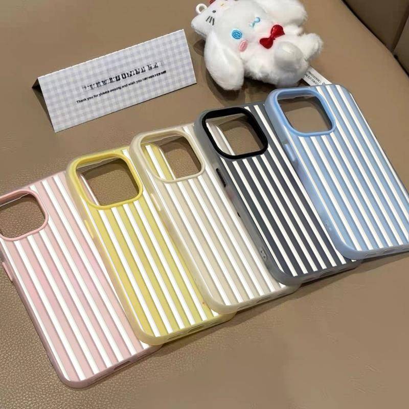 Enkelt randigt fodral för OPPO A3 A5 A6 PRO A6X F31 A2 A3 A38 A18 A78 A79 A58 A3X A5X A17 A96 A36 A60 A40 A98 2-i-1-skydd