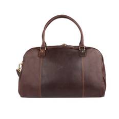 The Monte Weekendbag Skinn M - Cognac