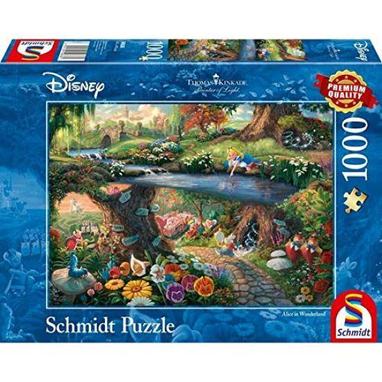 Thomas Kinkade Disney Alice in Wonderland 1000 Pieces Schmidt Jigsaw Puzzle [item]