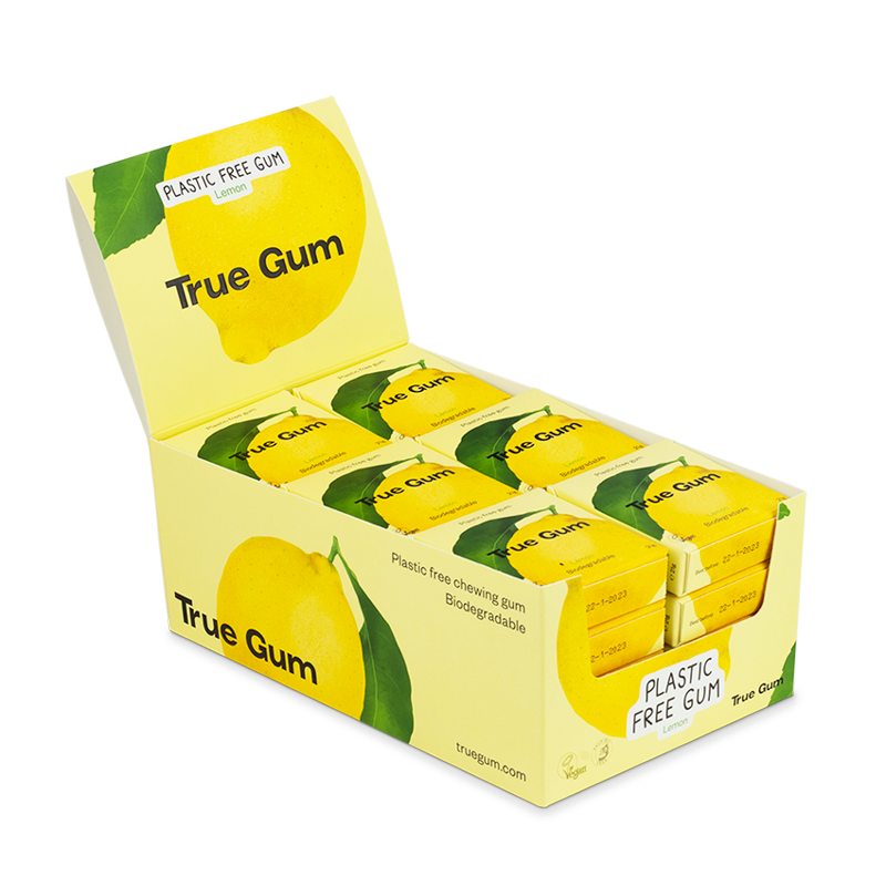 Citron tyggegummi Kasse - 24 pk.