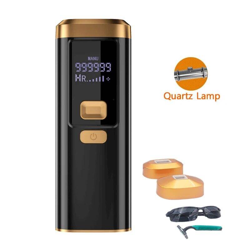 Flash Laser Epilator för Kvinnor IPL Hårborttagning LED Permanent Utbytbar Lampkåpa Bikinitrimmer för Män Fri Frakt