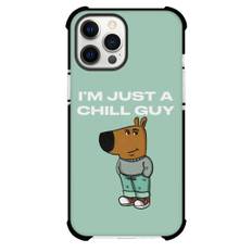 Chill Guy Phone Case For iPhone Samsung Galaxy Pixel OnePlus Vivo Xiaomi Asus Sony Motorola Nokia - Chill Guy Portrait Mint Green Background
