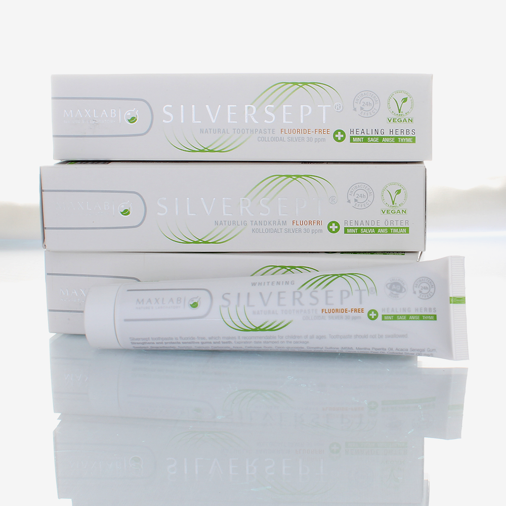 Maxlab Tandkräm Silversept 3-pack 10% Rabatt