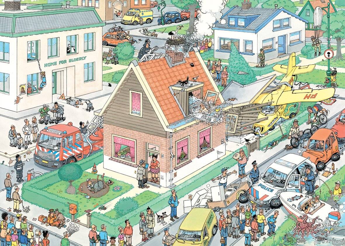 Jan Van Haasteren's Murphy's Law 1000 Piece Jigsaw Puzzle - Default Title