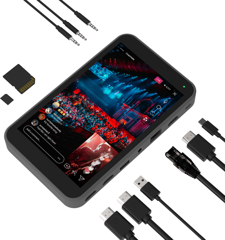 Instream, All-In-One, Multicam, Vertical Live Streaming Encoder & Monitor