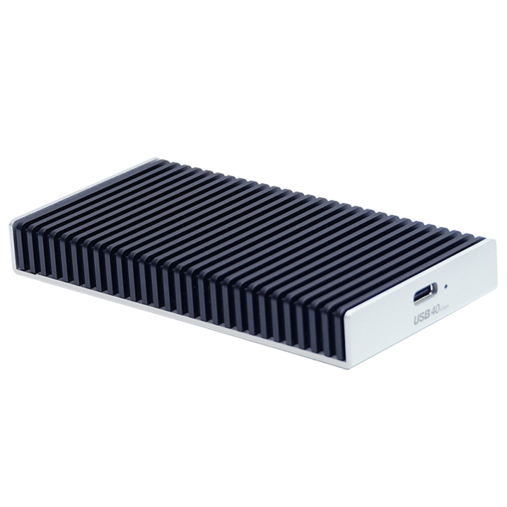 til USB4/ til PCIe Gen4 X4 NVMe 40Gbps SSD-kabinet