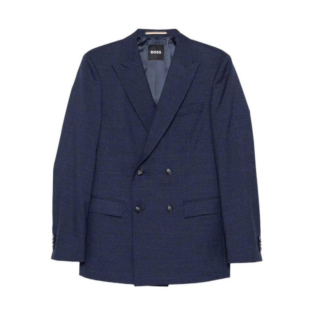 Hugo Ulddragt - Jakker - Herre - Blå - 2XL - Uld