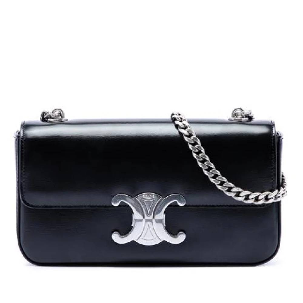 Celine Vintage Pre-owned Vintage Skuldertaske - Vintage - Dame - Sort - ONE SIZE - Uld