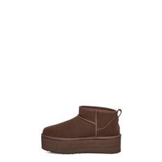 UGG W CLASSIC ULTRA MINI PLATFORM BURNT CEDAR