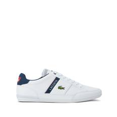 Lacoste - Chaymon sneakers med logotyp - herr - polyester/gummi/läder/polyuretan/termoplastisk polyuretan (tpu) - 10 - Vit