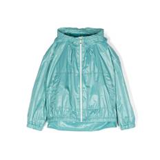 Moncler Enfant - regnjacka med huva - barn - polyamid/polyamid - 12 - Blå