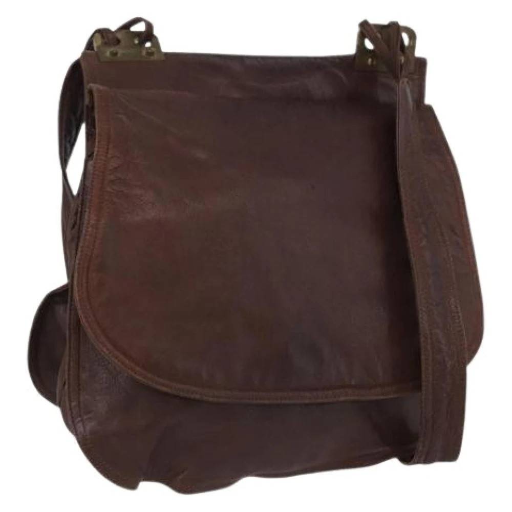 Bottega Veneta Vintage Pre-owned Skuldertaske - Vintage - Dame - Brun - ONE SIZE - Uld