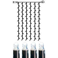 System LED gardin kallvit 102 ljus 1x2m