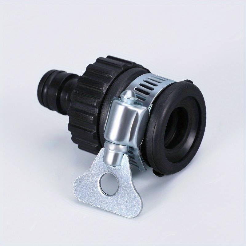 1pc Plastic Hose Connector, External Plastic Connector, Gun Pipe Quick Connector, With, Suitable Garden Hoses, High-pressure Car Wash Guns