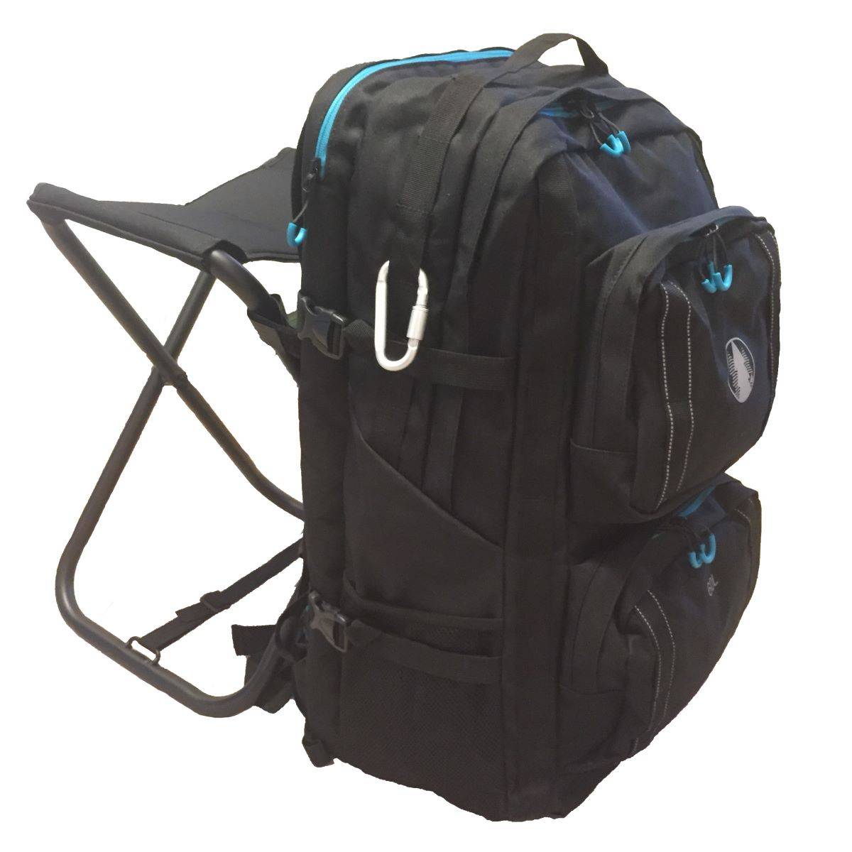 Tregranar-Ryggan 60l Svart/Teal