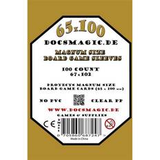 100 Docsmagic.de Magnum Size Board Game Sleeves - 67 x 102 - Extra...