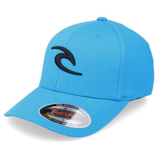 Rip Curl - Blå flexfit Keps - Kids Tepan Sky Blue Stretch Fit @ Hatstore