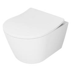 TOTO RP Compact WC randlos Tornado Flush, wandhängend Tiefspüler, weiß CeFiONtect