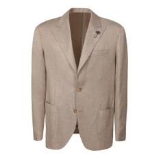 Lardini, Jacka, Herr, 2Xl, Beige Blazer - beige (2XL)