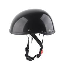 Vintage Motorcykel Halvhjelm Retro Hjelm Robust Scooter Sommer Halvhjelm