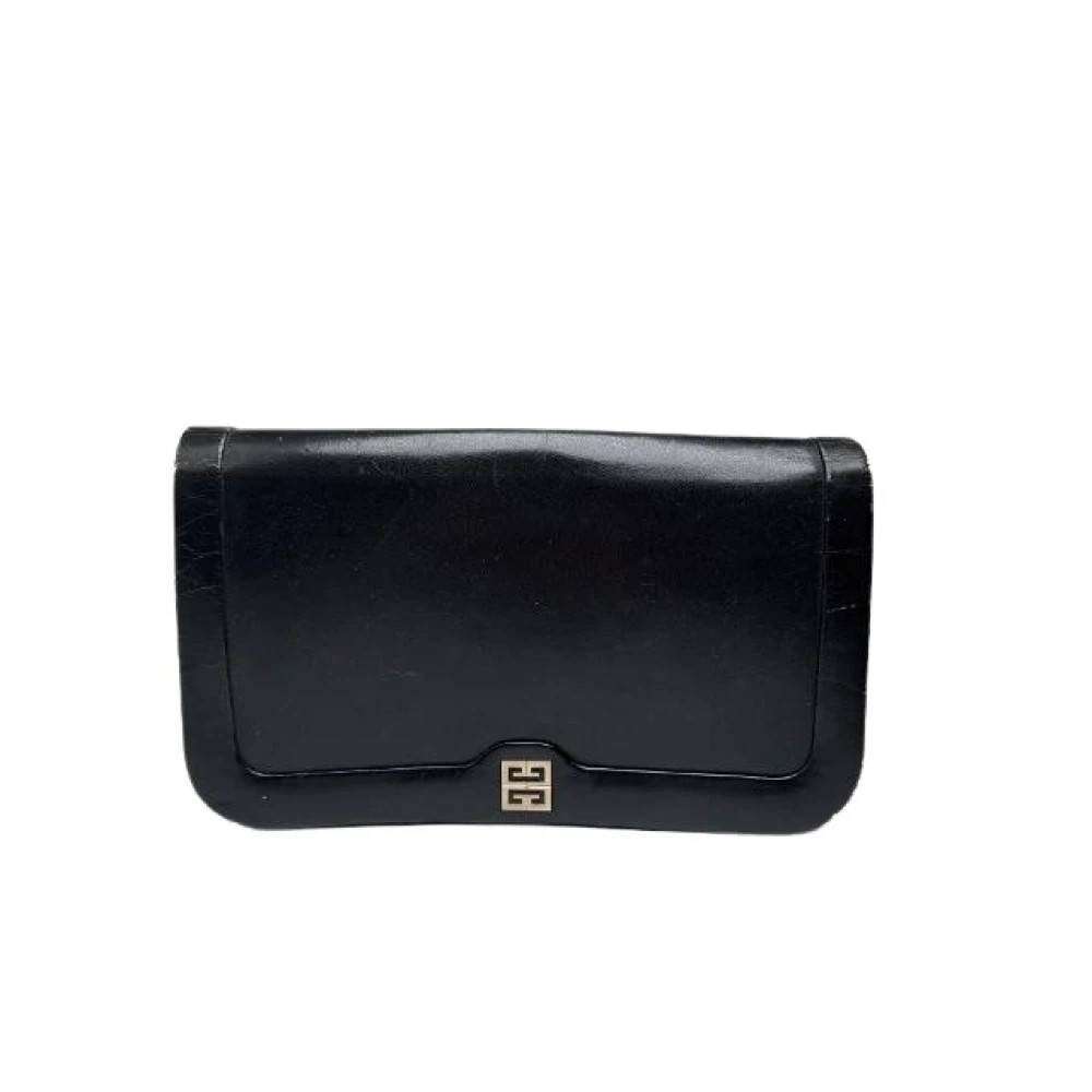 Givenchy Pre-owned Pre-owned Læder Clutch - Vintage - Dame - Sort - ONE SIZE - Læder