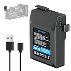 CITYORK 95Wh V-Mount/V-lås batteri för Sony BP-95W med USB-C-ingångsladdare och USB-C-kabel, kompatibel med Sony-videokamera, videosändning, LED-ljus BP-95W