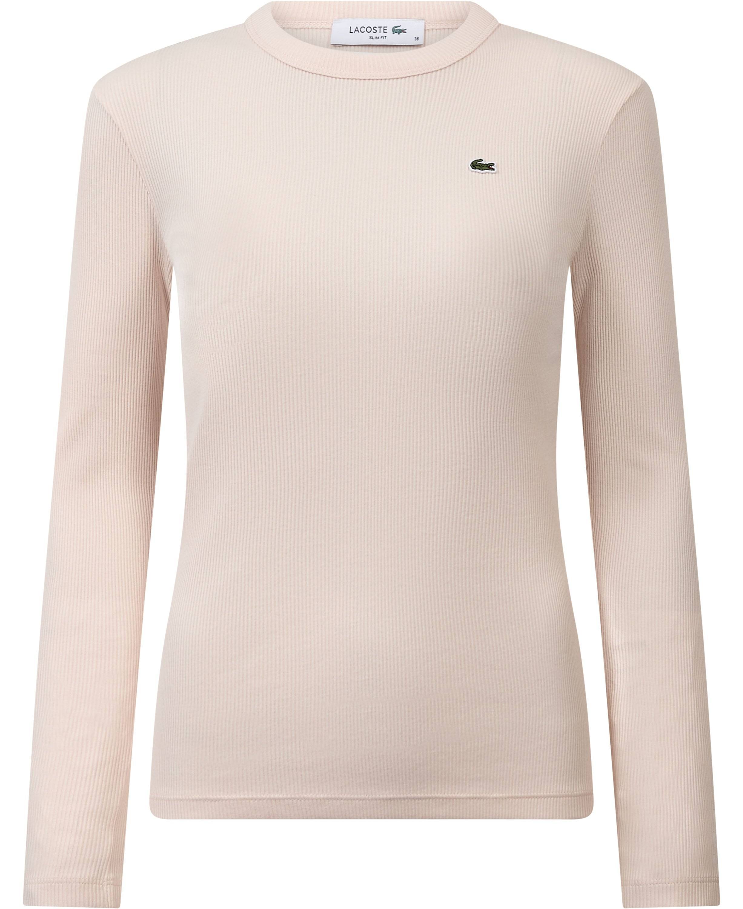 Lacoste Crewneck Tshirts Female Adult Knit Kvinde Mansia T-shirts Slim Fit Str 40 - Bomuld hos Magasin.