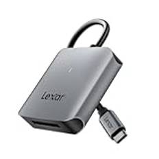 Lexar RW510 CFexpress Typ B Kortläsare, upp till 10Gbps, USB 3.2 Gen 2 Minneskortläsare för CFe Type B-kort, CF Kortläsare Inkluderar USB Type-C-kabel (LRW510U-BNHNG)