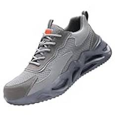 Safety Trainers Mens Steel Toe Cap Trainers Breathable Light Weight Safety Shoes Work Trainers Comfortable