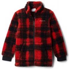 Columbia Rugged Ridge II Printed Sherpa Full Zip - Fleecetröjor - Børn Sail Red Omblur Tonal XL (18 år)