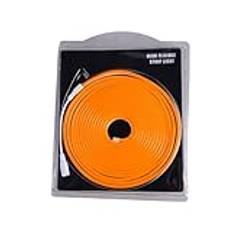 Jandei - Flexibel Neon Led Ljusremsa 12V, 5M 6x12mm 120 Leds/Meter. Klipp var 2,5 cm. Inomhus- och utomhusdekoration, Perfekt för Hem, Företag, Skyltar... (Orange)