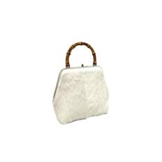 Jil Sander, Väska, Dam, ONE Size, Bambu, Goji Square Väska i Silver