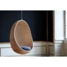 Sika-Design Hanging Egg Hængestol inkl. Hynde H: 120 cm - Natural/B438 Harvest Black