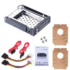 Dual Bay 2.5 HDD SSD Drive Tray Caddy Mobile Rack-kabinett dockningsstation