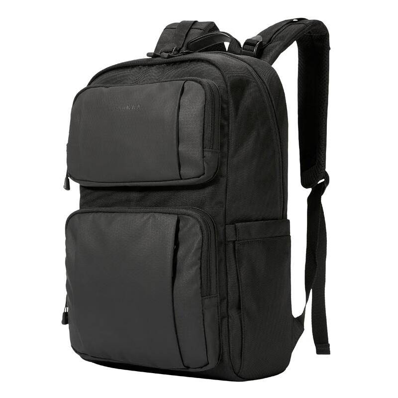 SANWA Backpack, Fashionable Travel Backpack, Large Capacity Business Laptop Bag, Obsidian Black 15.6, 285*135*425mm